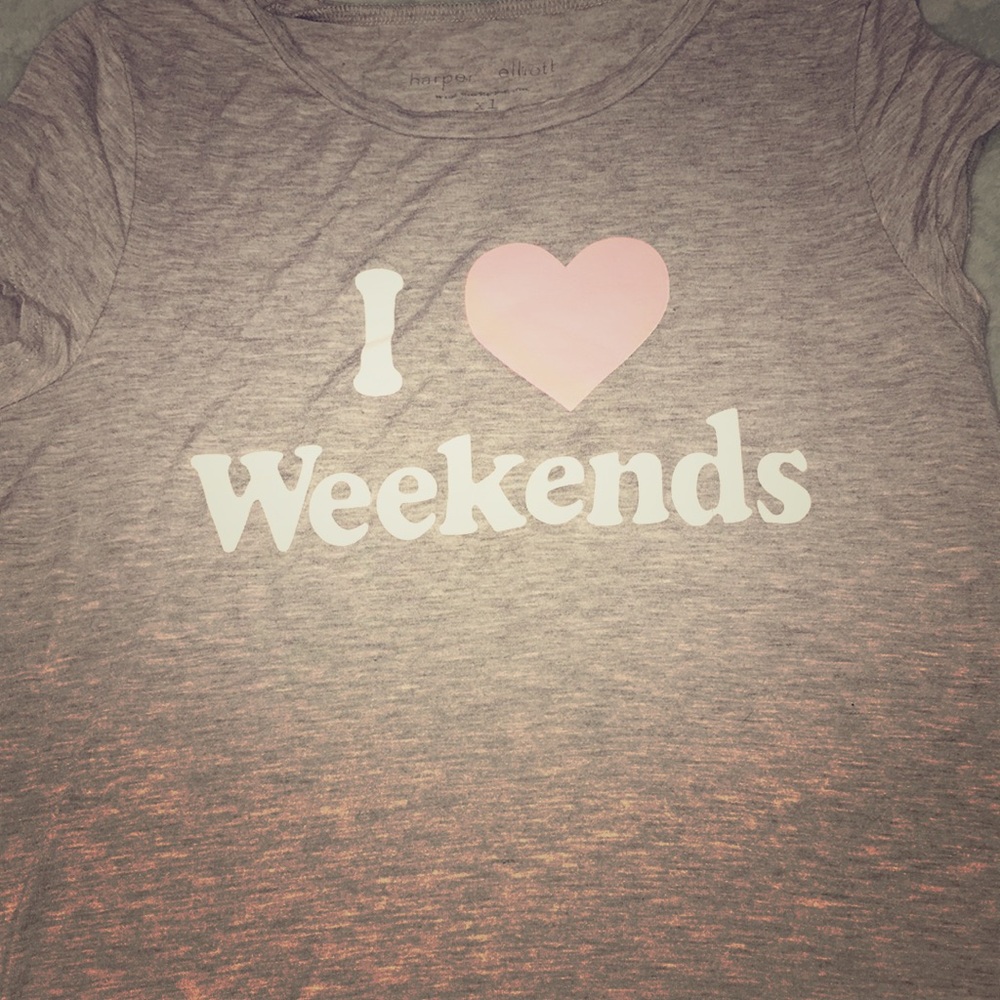 Target I Love Weekends Tee